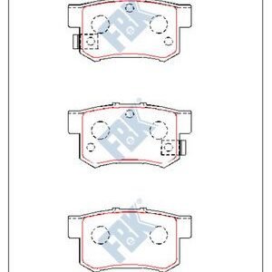 دسكات فرامل خلفية – هوندا أكورد | FBK – صناعة ماليزية