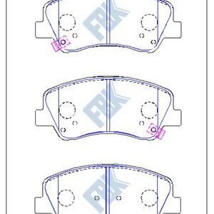 دسكات فرامل أمامية – هيونداي إلنترا 2012 | FBK – صناعة ماليزية
