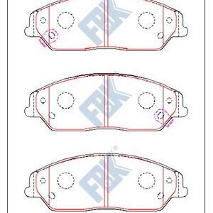 دسكات فرامل أمامية – تويوتا كامري 2012 | FBK – صناعة ماليزية