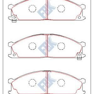 دسكات أمامية نيسان بيك أب – FBK رقم FD1063M