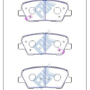 دسكات فرامل خلفية – هيونداي سنتافي | FBK – صناعة ماليزية