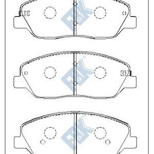 دسكات فرامل أمامية – هيونداي سنتافي | FBK – صناعة ماليزية