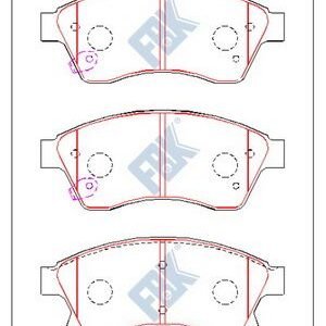 دسكات فرامل أمامية – شيفروليه كروز | FBK – صناعة ماليزية