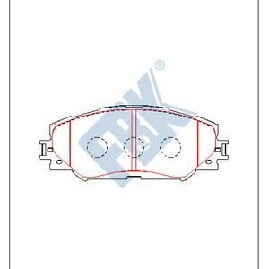 دسكات فرامل أمامية – تويوتا كورولا 2008 | FBK – صناعة ماليزية