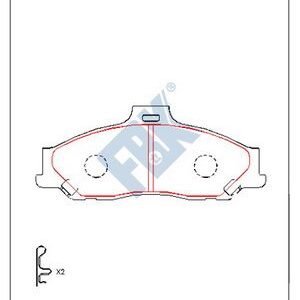 دسكات فرامل أمامية – فورد رينجر 2012 | FBK – صناعة ماليزية
