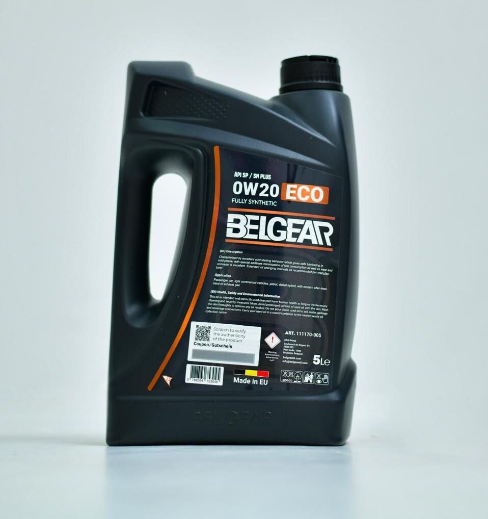 0w20 زيت محرك لسيارات الهجينة من شركة بيلكير 5لتر