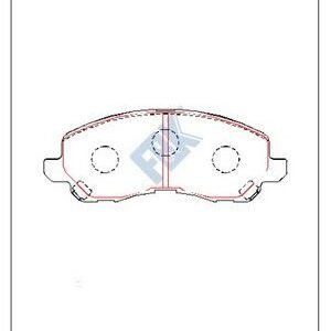 دسكات فرامل أمامية – دودج أفنجر | FBK – صناعة ماليزية
