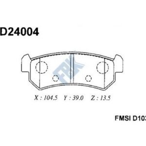 دسكات فرامل خلفية – شيفروليه أوبترا 2005 | FBK – صناعة ماليزية