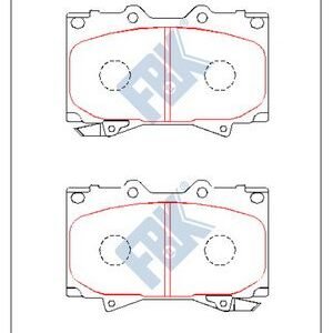 دسكات فرامل أمامية – تويوتا لاندكروزر 2000 | FBK – صناعة ماليزية