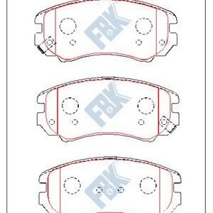 دسكات فرامل أمامية – هيونداي سوناتا 2010 | FBK – صناعة ماليزية