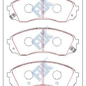 دسكات فرامل أمامية – هيونداي H1 | FBK – صناعة ماليزية