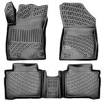 أرضيات (كاعيات) مطاطية بحواف مرتفعة لسيارة كيا نيرو هايبرد – إصدار USA موديل 2022 وما بعد