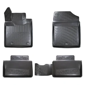 أرضيات (كاعيات) مطاطية بحواف مرتفعة لسيارة كيا بيكانتو موديل 2017 وما بعد