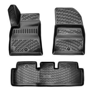 أرضيات (كاعيات) مطاطية بحواف مرتفعة لسيارة تسلا موديل 3 من سنة 2017 وما بعد