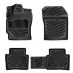 أرضيات (كاعيات) مطاطية بحواف مرتفعة لسيارة تويوتا كورولا موديل 2018 وما بعد – فئة سيدان / هايبرد