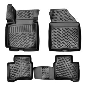 أرضيات (كاعيات) مطاطية بحواف مرتفعة لسيارة سوزوكي سويفت موديل 2017 إلى 2023