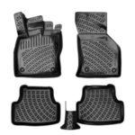 أرضيات (كاعيات) مطاطية بحواف مرتفعة لسيارة فولكس فاجن جولف 7 موديل 2012 إلى 2019