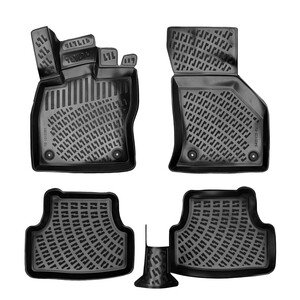 أرضيات (كاعيات) مطاطية بحواف مرتفعة لسيارة فولكس فاجن جولف 7 موديل 2012 إلى 2019