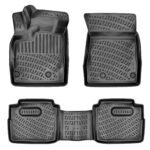 أرضيات (كاعيات) مطاطية بحواف مرتفعة لسيارة نيسان إكس-تريل موديل 2022 وما بعد – فئة البنزين