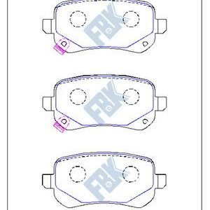 دسكات فرامل خلفية – دودج كرفان | FBK – صناعة ماليزية