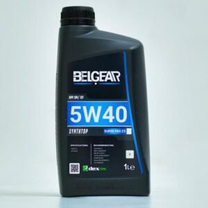 زيت بيلجير سوبر برو 1 لتر C3 5W40 – تخليقي بمعيار SN PLUS – آمن على DPF (BELGEAR SUPER PRO C3 5W40 SN PLUS)