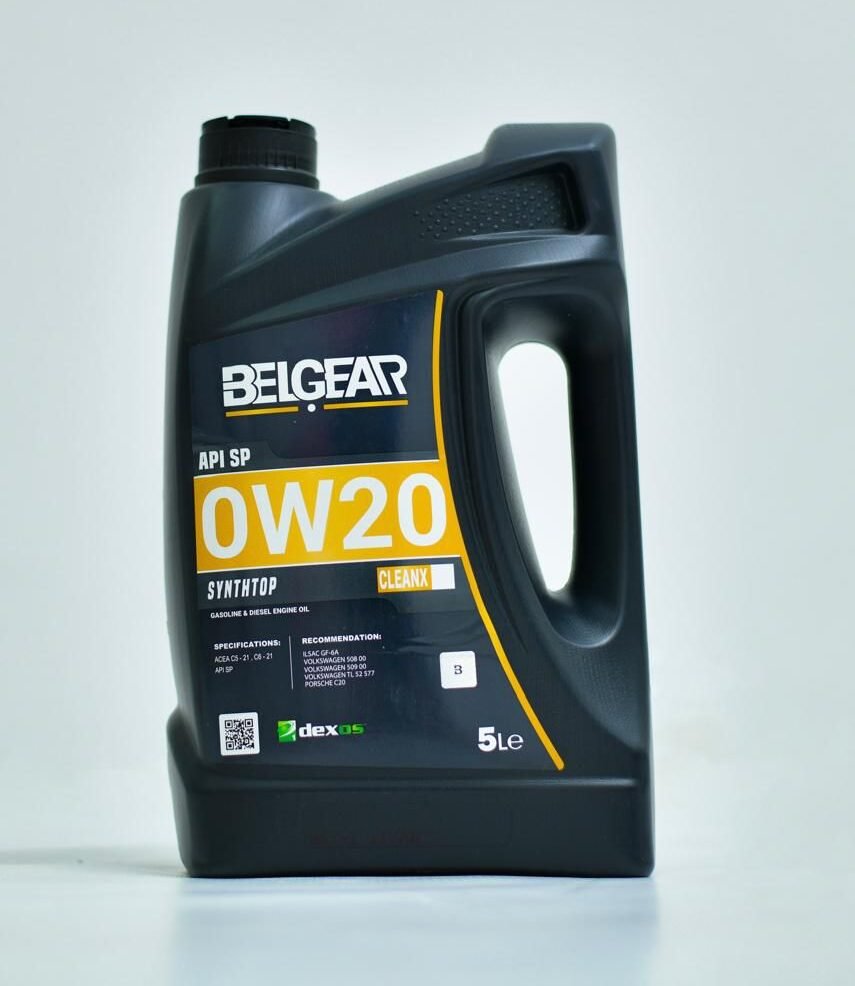زيت بيلجير كلين إكس 0W-20 – تخليقي بالكامل (BELGEAR CLEANX 0W-20 SP)