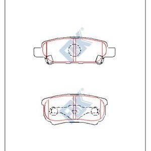 دسكات فرامل خلفية – دودج أفنجر | FBK – صناعة ماليزية
